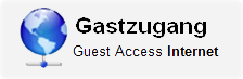 Logo: Gastnetzaufkleber